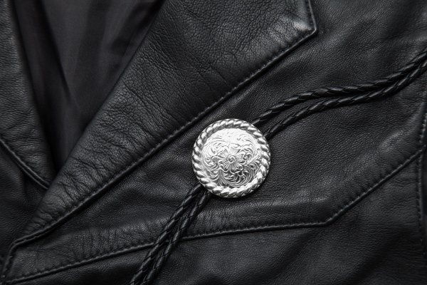 画像2: ウエスタン ボロタイ ロープエッジ&フローラル/Western Bolo Tie