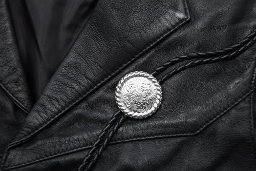 画像クリックで大きく確認できます　Click↓1: ウエスタン ボロタイ ロープエッジ&フローラル/Western Bolo Tie