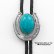 画像1: ウエスタン ボロタイ ホースシュー・ターコイズ/Western Bolo Tie(Horseshoe/Turquoise)  (1)