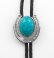 画像2: ウエスタン ボロタイ ホースシュー・ターコイズ/Western Bolo Tie(Horseshoe/Turquoise)  (2)