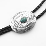ボロタイ シルバー・ターコイズ/Bolo Tie