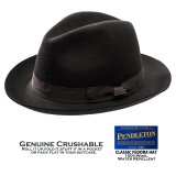 ペンドルトン クラシック フェドラ ハット（チョコレートブラウン）/Pendleton Classic Fedora Hat Chocolate Brown