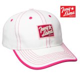 トニーラマ ブーツ キャップ（ホワイト・ピンク）/Tony Lama Boots Cap