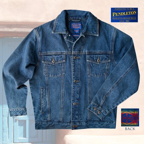 画像クリックで大きく確認できます　Click↓1: ペンドルトン サウスウエスト デニム ジャケット/Pendleton Wool Denim Jacket