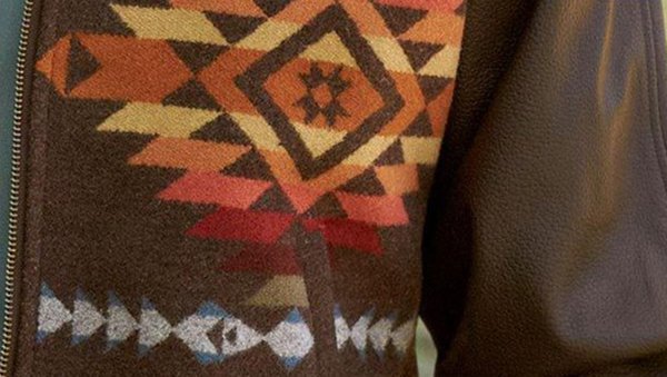 画像4: ペンドルトン ウール・レザー ジャケット ブラウン（Pueblo Dwelling）/Pendleton Cassidy Coat