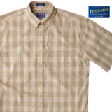 ペンドルトン 半袖 シャツ（タン/ブルー）/Pendleton Plaid Shortsleeve Shirt(Tan)