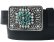 画像2: ノコナ ラインストーン&ターコイズ ベルト バックル（シルバー）/Nocona Belt Buckle (2)