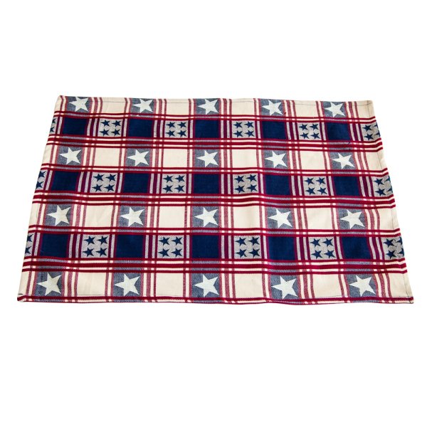 画像2: キッチン タオル スター アメリカ国旗 星条旗 アメリカ輸入品 フック用ループつき/The Stars and Stripes Kitchen Towels