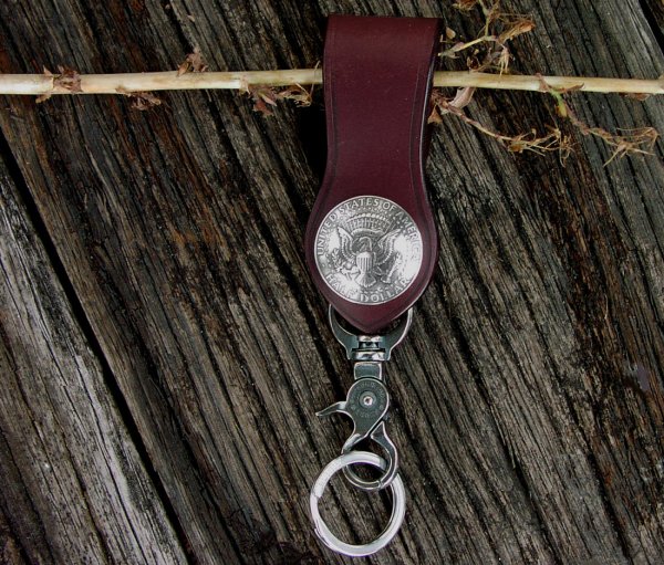 画像2: ファニー 50￠ケネディー 1964年 ループ キーホルダー（レッド）/Funny 50￠ KENNEDY Loop Key Holder(Red)