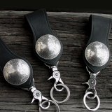 ファニー 1ドル モーガン 1921年 ループ キーホルダー（ブラック）/Funny 1$ Morgan Loop Key Holder(Black)