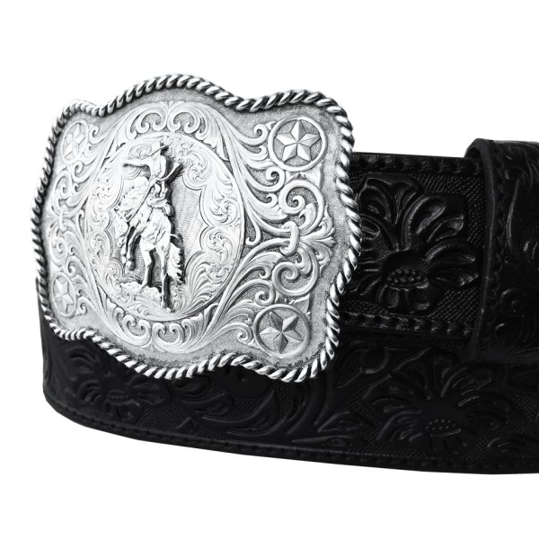 画像3: モンタナシルバースミス ウエスタン ベルト バックル サドル ブロンコ/Montana Silversmiths Western Belt Buckle Saddle Bronc