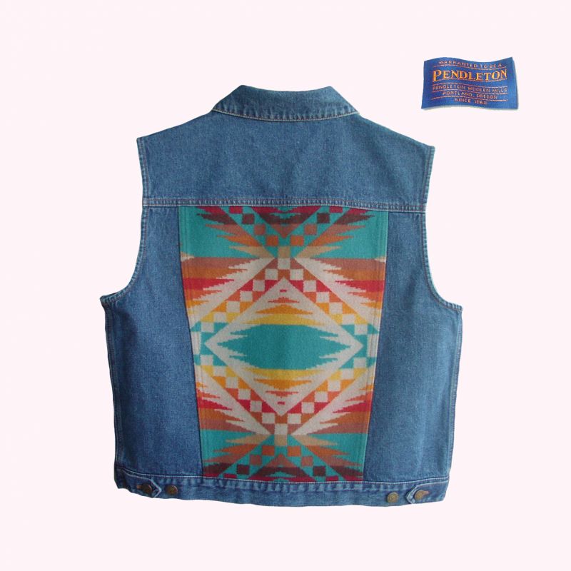 ペンドルトン デニム ベスト レディース Pendleton Denim Vest レディースウェア Cowgirl Wear ペンドルトン デニム ベスト レディース Pendleton Denim Vest レディースウェア Cowgirl Wear