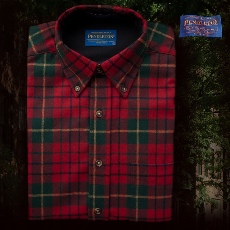 ペンドルトン ウール シャツ・ファイアーサイドシャツ/Pendleton Fireside Shirt (Pendleton Red