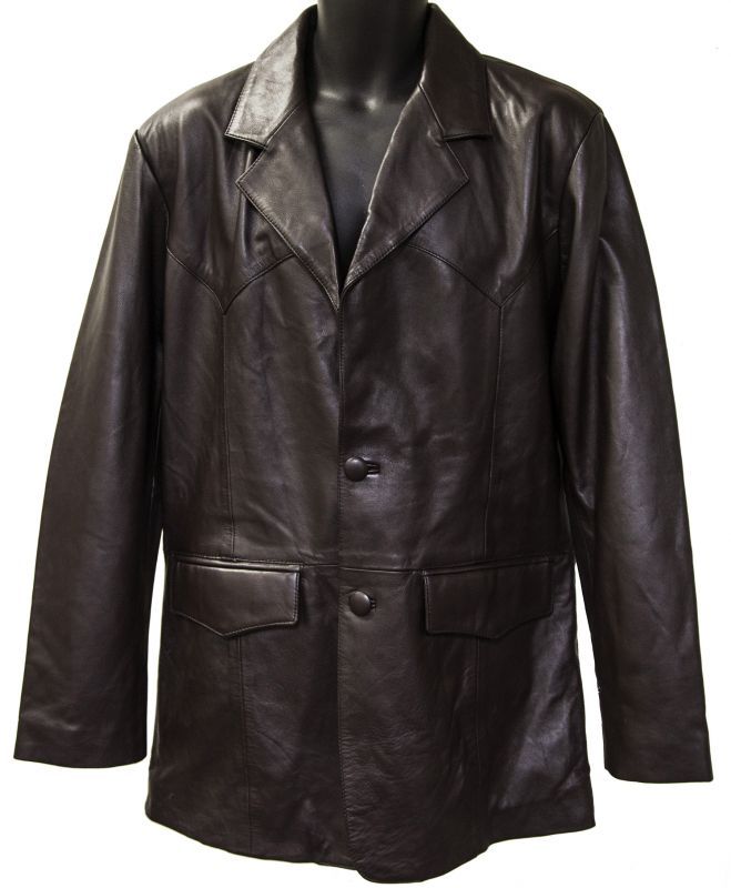ウエスタン レザージャケット（ブラウン）40/Western Leather Jacket アウターウェア