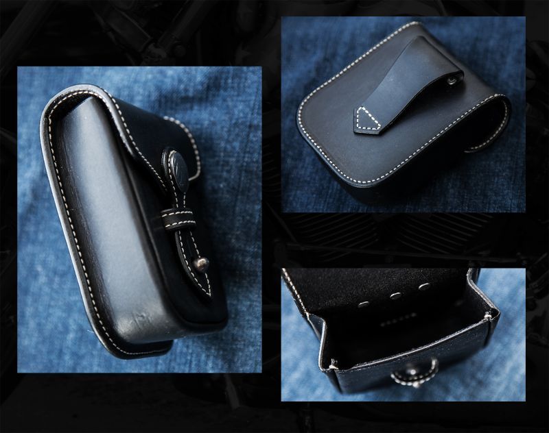 ファニー レザー ベルトポーチ インディアン ブラック Funny Belt Pouch Black バッグ ポーチ 小物ケース