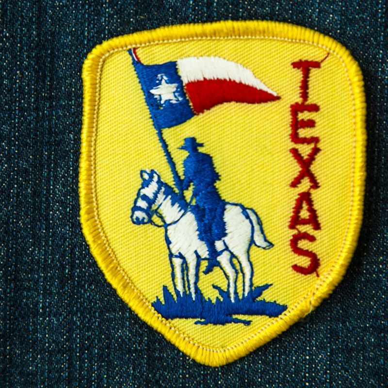 ワッペン テキサス レンジャー オン ホース/Patch Texas Ranger ピンバッジ・ワッペン・ステッカー・マグネット