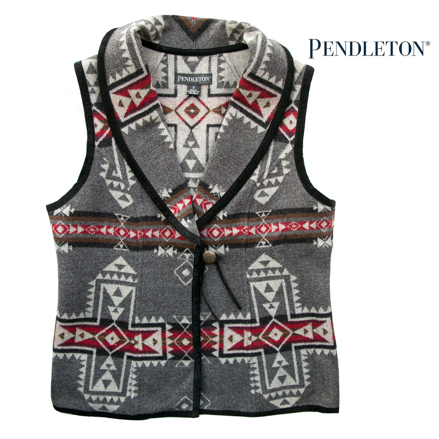 ペンドルトン レディース ウール ベスト（クロスロード グレー）S/Pendleton Wool Vest Crossroads  Grey(Women's) レディースウェア/Cowgirl Wear