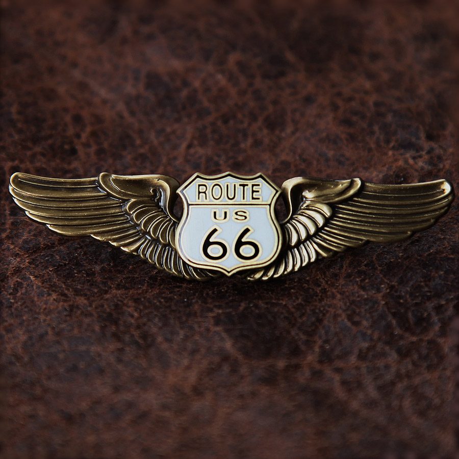 ルート66 ゴールド ピンバッジ Route 66 Pin ピンバッジ ワッペン ステッカー マグネット ルート66 ゴールド ピンバッジ Route 66 Pin ピンバッジ ワッペン ステッカー マグネット