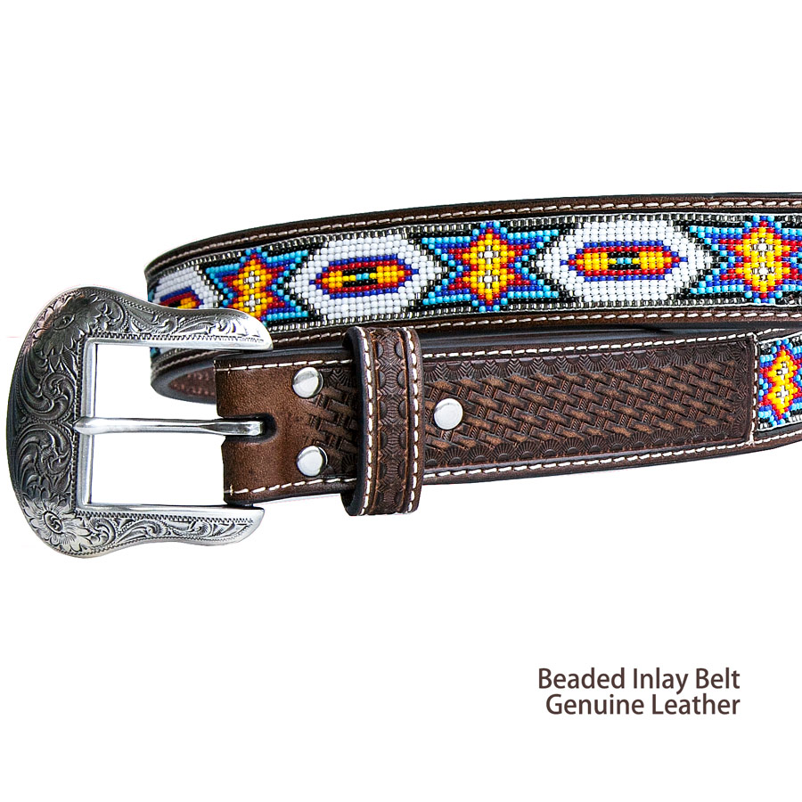 beaded cowboy belts