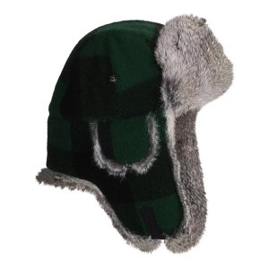 画像: マッド ボンバー ハット 帽子（ラビット ファー グリーン・ブラック）/Mad Bomber Hat(Green Black)