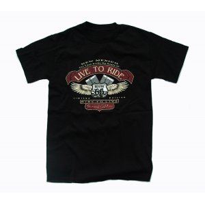 画像: ルート66 半袖Tシャツ（ブラック）/T-shirt Route66