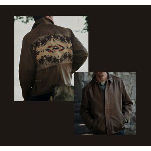 画像: ペンドルトン レザー ジャケット (スピリットオブザピープルズ）/Pendleton Centennial Leather Jacket(Spirit of the Peoples)