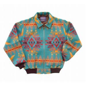 画像: ペンドルトン ターコイズ ウール ジャケット/Pendleton Wool Jacket