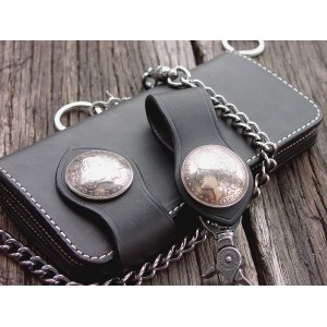 画像: ファニー ライダースウォレット（ブラック）/Funny Rider's Wallet 1$Morgan(Black)