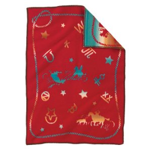 画像: ペンドルトン コディ ムチャチョ ベビー ブランケット/Pendleton Cody Muchacho Baby Blankets(Scarlet)