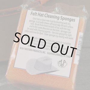 画像: ハット用 スポンジ 2個セット（フェルトハット専用お手入れスポンジ）/Felt Hat Cleaning Sponges