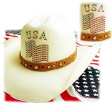 画像: オンリーインアメリカ レザーバンド ストローハット（ナチュラル）/Western Straw Hat(Only In America)