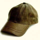 画像: レザーキャップ（ビンテージブラウン）/Leather Baseball Cap(Brown)