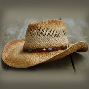 画像: ウエスタン ストロー ハット（ナチュラル）/ Western Raffia Straw Hat(Natural)
