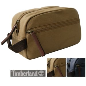 画像: ティンバーランド トラベルキット ケース（カーキ/ネイビー）/Timberland Travel Kit(Khaki/Navy)