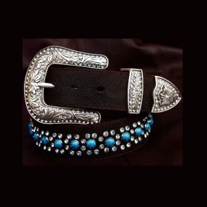 画像: ラインストーン ウエスタン ビンテージ ベルト/Rhinestone Western Vintage Belt