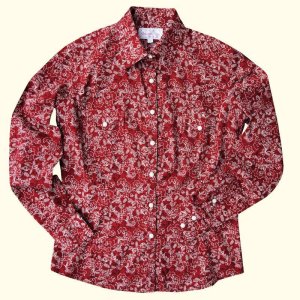 画像: パンハンドルスリム ウエスタンシャツ・レッド（長袖/レディース）/Panhandle Slim Long Sleeve Western Shirt(Women's)