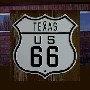 画像: テキサスUS66ストリートサインとUSAハーレーダビッドソンバンダナ6枚セット/TEXAS　US66 Metal Sign+6Harley Davidson Bandanas 