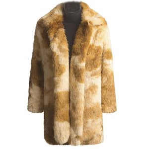 画像: レディース レッドフォックスコート/Women's Faux Fur Coat