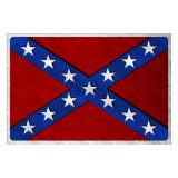 画像: アメリカ 南軍旗 メタルサイン/Metal Sign Confederate Flag