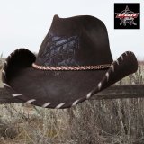 画像: PBR プロフェッショナル ブルライダース ウール カウボーイ ハット（ブラウン）/PBR Cowboy Hat(Brown)