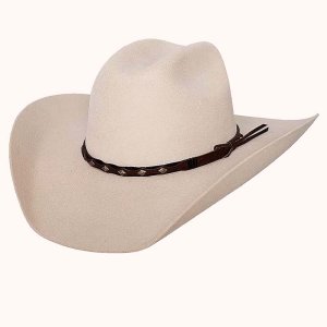 画像: ブルハイド 8X ファーブレンド カウボーイハット（バックスキン）/Bullhide Rodeo Round-Up Fur Blend Felt Cowboy Hat(Buckskin)