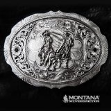画像: モンタナシルバースミス ウエスタン ベルト バックル チームローパー/Montana Silversmiths Belt Buckle