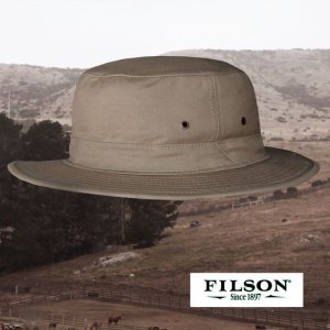 画像: フィルソン オリジナル ティンクロス ハット イン ドライシェルター（キャメル）/Filson Original Tin Cloth Hat in Dry Shelter(Camel)