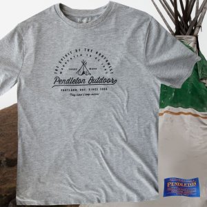 画像: ペンドルトン アウトドア 半袖 Tシャツ ティーピー（グレー）L/Pendleton SS T-shirt Teepee(Grey)