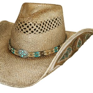 画像: ハンドウーブン パナマ カウガール ストローハット（ナチュラル）M/Genuine Panama Hand Woven Straw Hat (Natural)