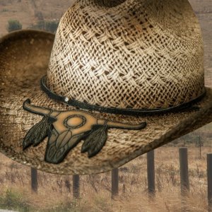 画像: ブルハイド ウエスタン ストローハット カレイジャス（ブラウン）/Bullhide Western Straw Hat Courageous(Brown)
