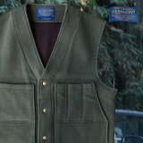 画像: ペンドルトン ヘリテッッジ リミテッドエディション ウールベスト（フォレストグリーン）M/Pendleton Heritage Limited Edition Wool Vest(Forest Green)