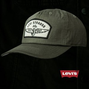 画像: リーバイス ロゴパッチ キャップ（オリーブ）/Levi's Baseball Cap(Olive)