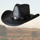 画像: ブルハイド ウエスタン ストローハット（ブラック ヒルズ）/BULLHIDE Western Straw Hat BLACK HILLS(Black)