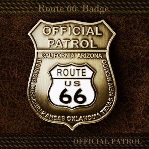 画像: ルート66 オフィシャルパトロール バッジ/Route 66 Badge